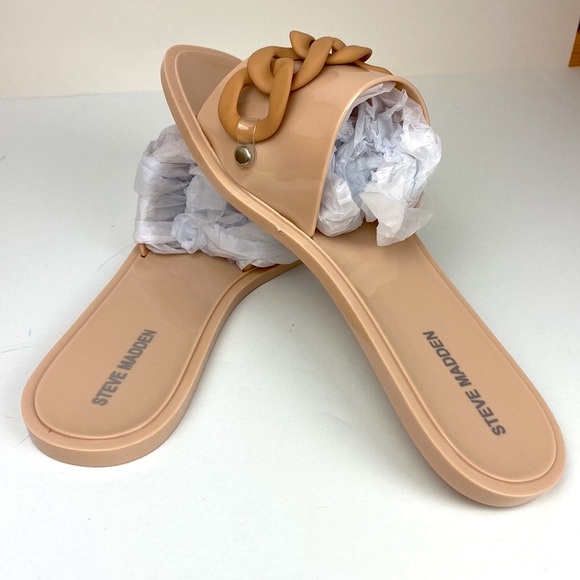 Steve Madden size 8 Blush jelly slides NWT! - Picture 2 of 16